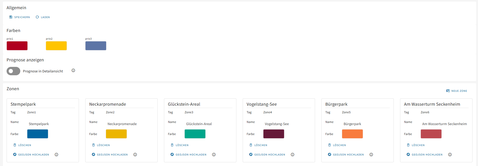 Smacondi Waste Einstellungen Smacondi Waste Einstellungen